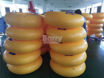 वयस्कों के लिए मिनी Inflatable जल खिलौने, ऑरेंज Inflatable तैरना अंगूठी