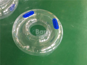 पारदर्शी एकल ट्यूब, मनोरंजन फ्लोट खिलौने Inflatable पानी तैरना अंगूठी