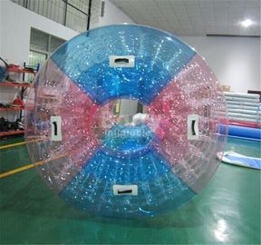 झील Inflatable रोलर बॉल / 0.9 मिमी पीवीसी Tarpaulin Inflatable चलने वाटर बॉल