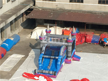 बच्चों के लिए 0.55 मिमी पीवीसी Tarpaulin Inflatable बाउंस हाउस स्लाइड कॉम्बो