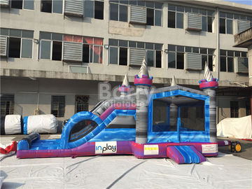 बच्चों के लिए 0.55 मिमी पीवीसी Tarpaulin Inflatable बाउंस हाउस स्लाइड कॉम्बो