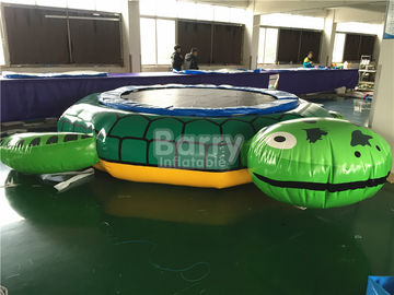 स्लाइड टिकाऊ 0.9 मिमी पीवीसी Tarpaulin सामग्री के साथ ओडीएम Inflatable कछुए
