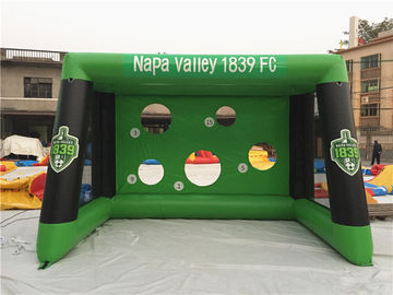 0.6 मिमी पीवीसी Tarpaulin Inflatable खेल खेल, मज़ा के लिए फुटबॉल लक्ष्य उड़ाओ