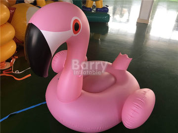 बिग साइज गुलाबी इंफ्लैटेबल फ्लोटिंग पूल खिलौने / फ्लेमिंगो पशु