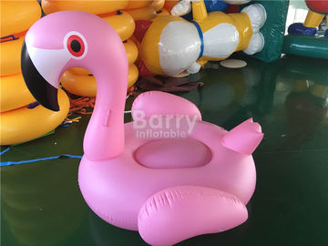 बिग साइज गुलाबी इंफ्लैटेबल फ्लोटिंग पूल खिलौने / फ्लेमिंगो पशु