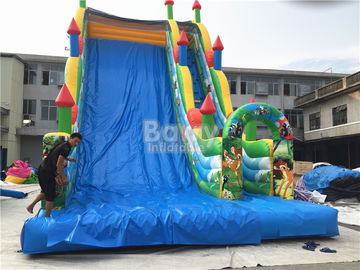 11X6X9m वाणिज्यिक Inflatable स्लाइड, पीवीसी Tarpaulin ऊपर कूदते कैसल उड़ा