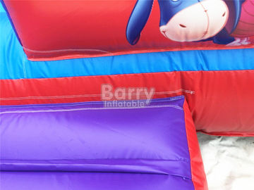 पेशेवर डबल लेन भालू बच्चे Inflatable स्लाइड 12 * 8 * 8 मीटर या अनुकूलित