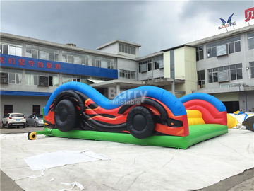 लंबे समय तक बाधा ऊपर बाधा कोर्स / प्लेटो 0.55 मिमी पीवीसी Inflatable बाधाओं