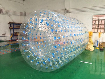पीवीसी Tarpaulin Inflatable जल खिलौने, ओर्ब जल रोलर बॉल 2.4 * 2.2 * 1.8 एम