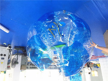 टिकाऊ आउटडोर Inflatable खिलौने, ब्लू Inflatable हैम्स्टर बम्पर बॉल