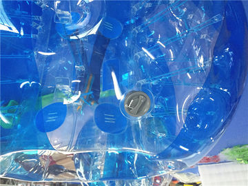टिकाऊ आउटडोर Inflatable खिलौने, ब्लू Inflatable हैम्स्टर बम्पर बॉल