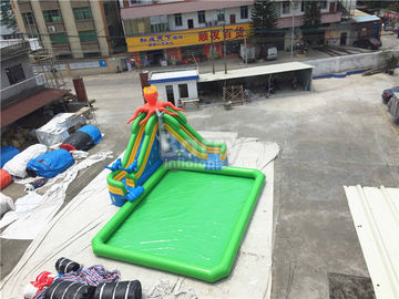बच्चों के लिए आउटडोर Inflatable जल पार्क / चरम मज़ा जल थीम पार्क