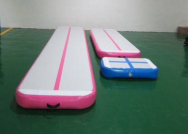 वाणिज्यिक गुलाबी एयर ट्रैक जिमनास्टिक मैट 12 मीटर, 10 मीटर, 8 मीटर, 6 मीटर, 3 मीटर