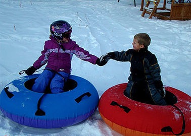 0.55 मिमी पीवीसी Tarpaulin शीतकालीन हिम Toboggan सवारी, पार्टी स्लाइड Inflatable Toboggan
