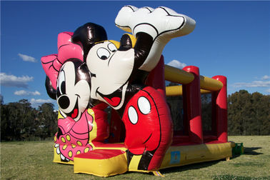 वाणिज्यिक मनोरंजन के लिए अद्भुत मिकी माउस कूदते कैसल Inflatable बाउंस हाउस