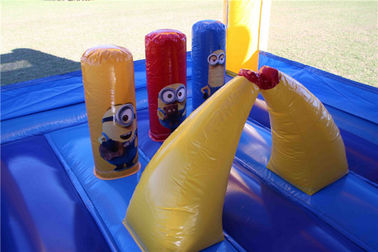 बच्चों के लिए प्लेटो पीवीसी मिनियन Inflatable बाउंसर मज़ा / कूदते कैसल बाउंस हाउस