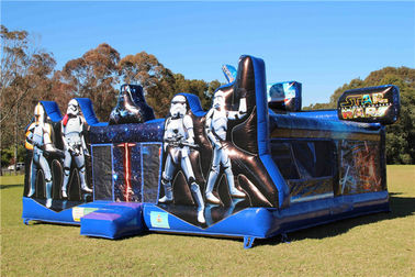 अनुकूलित आकार के साथ अग्निरोधी स्टार वार्स Inflatable बाउंसर कूदते कैसल