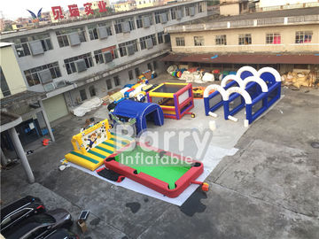 विशालकाय पूल टेबल सॉकर Inflatable खेल खेल / Inflatable स्नूकर फील्ड