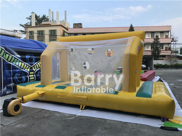 आउटडोर Inflatable खेल खेल, पिछवाड़े Inflatable फुटबॉल लक्ष्य खेल