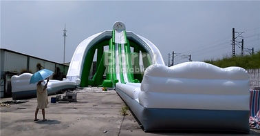 ग्रीष्मकालीन बच्चों के खेल वयस्क आकार ब्लोअर 3 साल की वारंटी के साथ Inflatable पानी स्लाइड