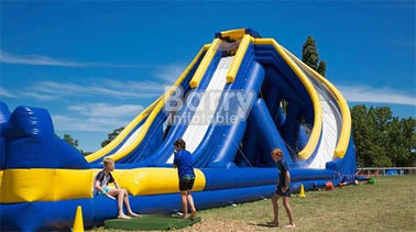 विशालकाय Inflatable पानी पर्ची एन स्लाइड, बच्चों और वयस्कों के लिए लंबे समय से Inflatable Trippo पानी स्लाइड