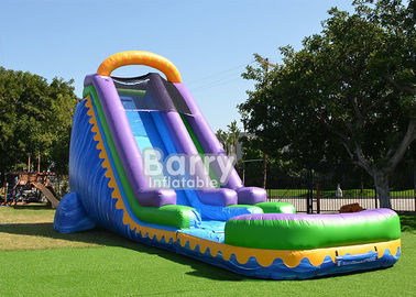 पिछवाड़े पार्टी के लिए पूल के साथ आउटडोर वाणिज्यिक Inflatable पानी स्लाइड
