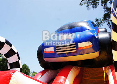 सीई प्रमाण पत्र के साथ विशालकाय रंगीन बच्चे 18 फीट पैट्रियट मॉन्स्टर ट्रक Inflatable स्लाइड