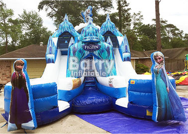 अनुकूलित आकार जमे हुए डबल वाणिज्यिक Inflatable स्लाइड इनडोर और आउटडोर बच्चों के लिए