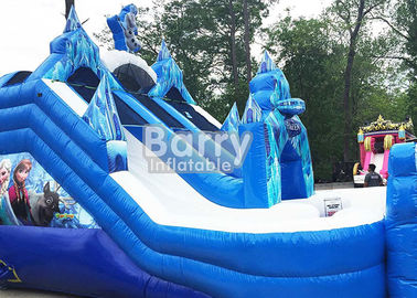 अनुकूलित आकार जमे हुए डबल वाणिज्यिक Inflatable स्लाइड इनडोर और आउटडोर बच्चों के लिए