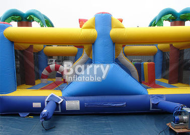 0.55m पीवीसी सामग्री Inflatable पार्क उपकरण खेल का मैदान / आउटडोर हॉलिडे बीच Inflatable Playland