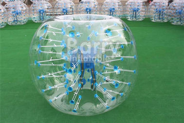 बच्चों और वयस्कों के लिए 1m 1.2m 1.5m 1.8m PVC / TPU व्हाइट ब्लो अप हैम्स्टर बॉल बबल बॉल सॉकर