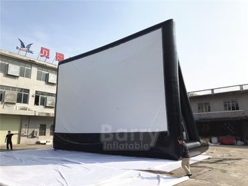 विज्ञापन के लिए बड़े आउटडोर पिछवाड़े Inflatable होम थियेटर प्रोजेक्शन स्क्रीन