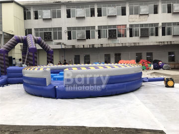 बैंगनी या कस्टम मेड Inflatable Meltdown घूर्णन खेल, Inflatable अंतिम आदमी स्थायी खेल