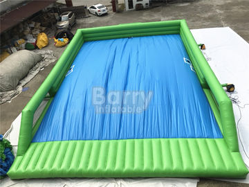 इवेंट के लिए आउटडोर विशालकाय Inflatable पानी स्लाइड, प्लेट के साथ लंबा ड्रॉप किक वॉटर स्लाइड