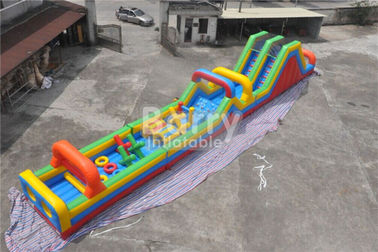 अनुकूलित Inflatable उछाल वाले महल, वयस्कों के लिए आउटडोर बाधा कोर्स को उड़ा दें