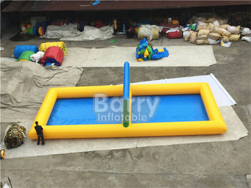 आउटडोर Inflatable खेल खेल पीवीसी Inflatable पानी वॉलीबॉल कोर्ट