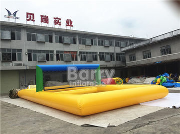 आउटडोर Inflatable खेल खेल पीवीसी Inflatable पानी वॉलीबॉल कोर्ट