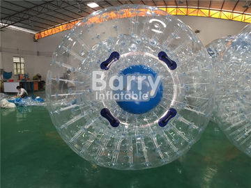 TPU / PVC इन्फ्लैटेबल लैंड ज़ोरब बॉल, क्लियर बॉडी बम्पर ज़ोरब बॉल