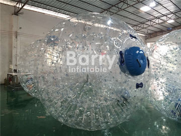 TPU / PVC इन्फ्लैटेबल लैंड ज़ोरब बॉल, क्लियर बॉडी बम्पर ज़ोरब बॉल