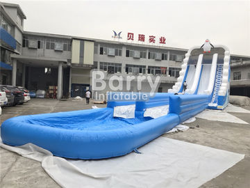 घटना के लिए कस्टम आकार बड़े आउटडोर वाणिज्यिक Inflatable विशाल जल स्लाइड