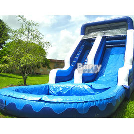 स्विमिंग पूल के साथ Customzied 0.55mm पीवीसी इन्फ्लेटेबल फ्लोटिंग स्लाइड