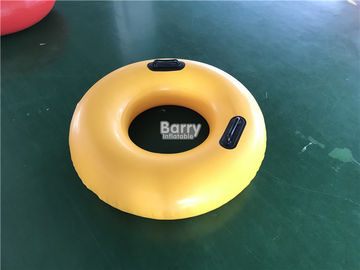 पीवीसी Inflatable स्विम रिंग हैंडल के साथ, पूल के लिए पानी फ्लोट डोनट स्विम रिंग