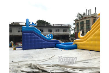 व्यापार किराए के लिए स्विमिंग पूल के साथ अनुकूलित आकार की Inflatable पानी स्लाइड