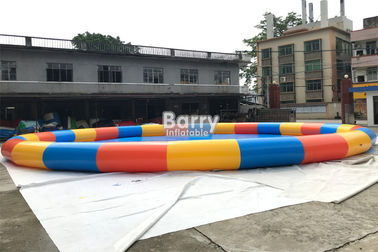 चीन फैक्टरी सर्कल 15 मीटर व्यास Inflatable स्विमिंग पूल पानी की गेंद के खेल के लिए 0.6 मिमी पीवीसी के साथ