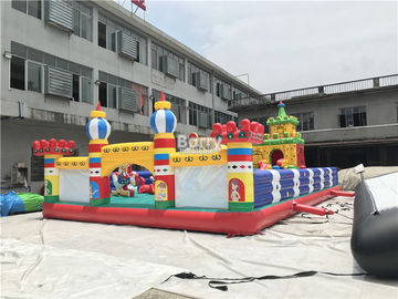 बच्चों के लिए वाणिज्यिक Inflatable खेल का मैदान मनोरंजन पार्क बाउंसर स्लाइड