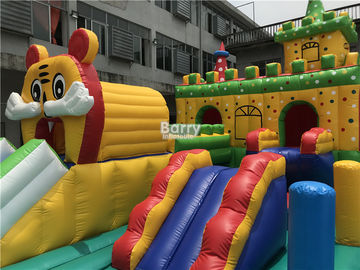बच्चों के लिए वाणिज्यिक Inflatable खेल का मैदान मनोरंजन पार्क बाउंसर स्लाइड
