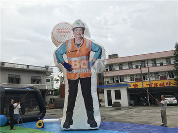 कस्टम Inflatable विज्ञापन उत्पादों, घटना सजावट स्वच्छ महिला Inflatable मॉडल चरित्र