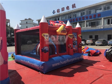 रंगीन कार Inflatable कैसल बच्चे उछाल Combos, उछाल हाउस अजीब खेल