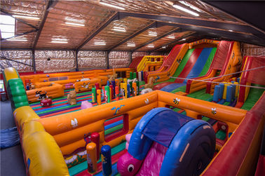उछलती हुई Inflatable बच्चा खेल का मैदान, मज़ा शहर का खेल का मैदान मनोरंजन पार्क