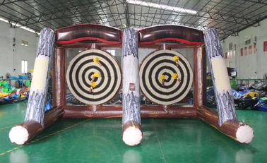 2 खिलाड़ी Inflatable खेल खेल चुनौती इंटरएक्टिव पार्टी कार्निवल Inflatable एक्स फेंकता खेल